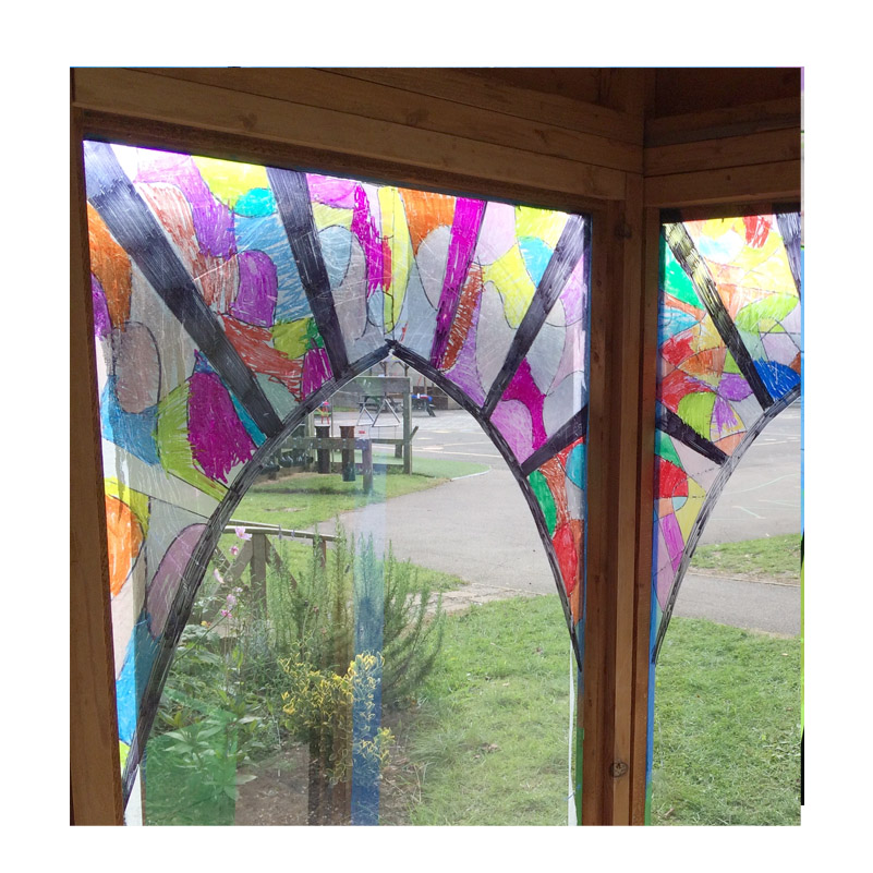 stained glass year 2 style